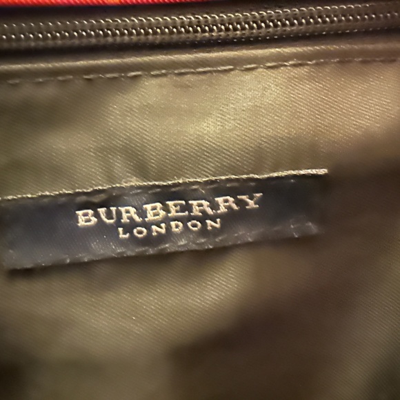 Burberry Red Nova Check Market Tote - Picture 7 of 13